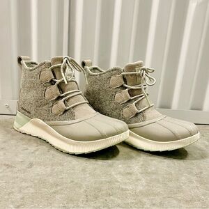 Sorel Out and About Classic III Gray Waterproof Ankle Boots